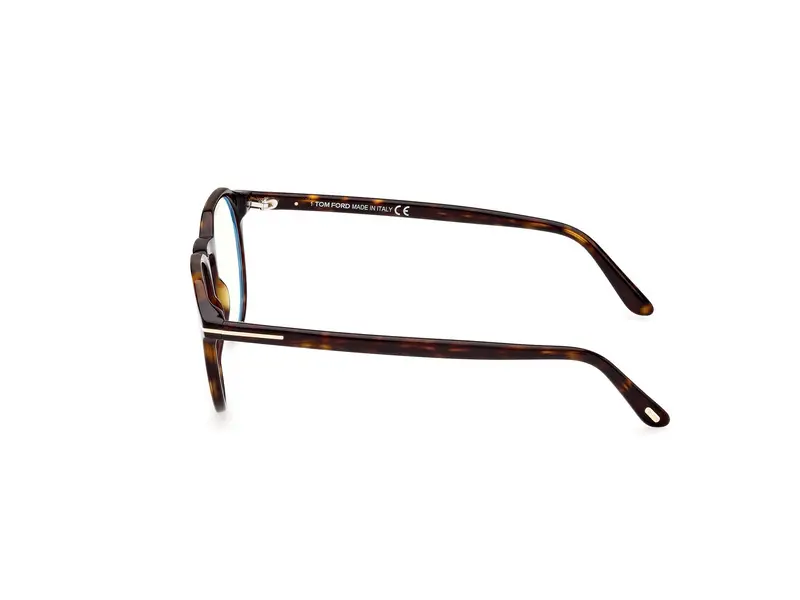 TOM FORD Uomo FT5833-B 52 Montature da vista Acetato Havana Rotonda Normale miniatura 2