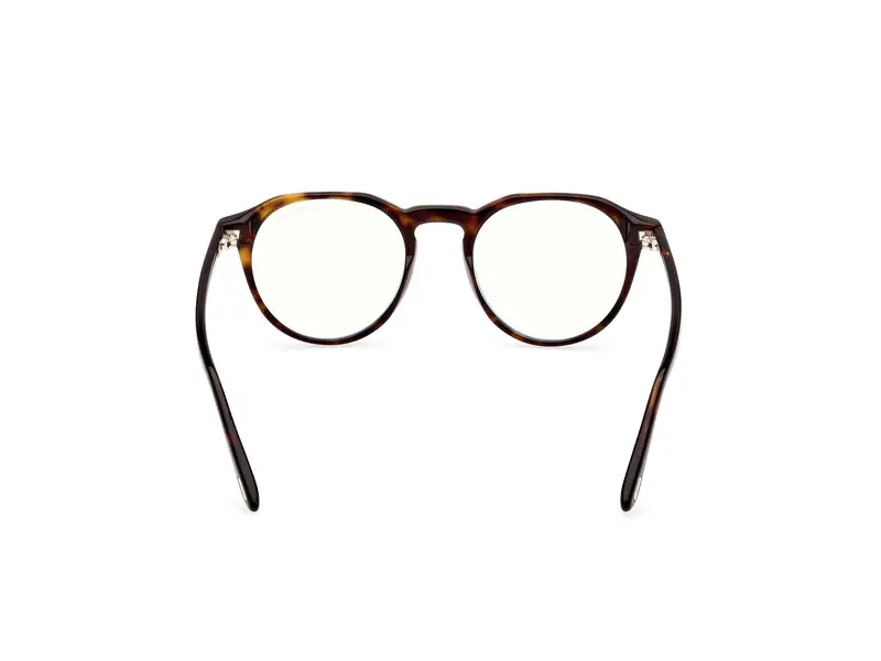 TOM FORD Uomo FT5833-B 52 Montature da vista Acetato Havana Rotonda Normale miniatura 3