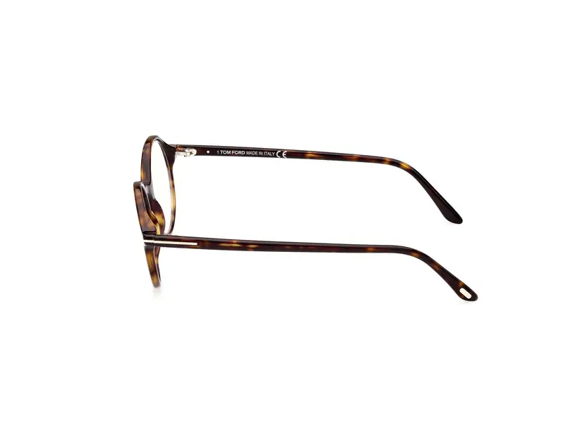 TOM FORD Uomo FT5834-B 52 Montature da vista Acetato Havana Rotonda Normale miniatura 2