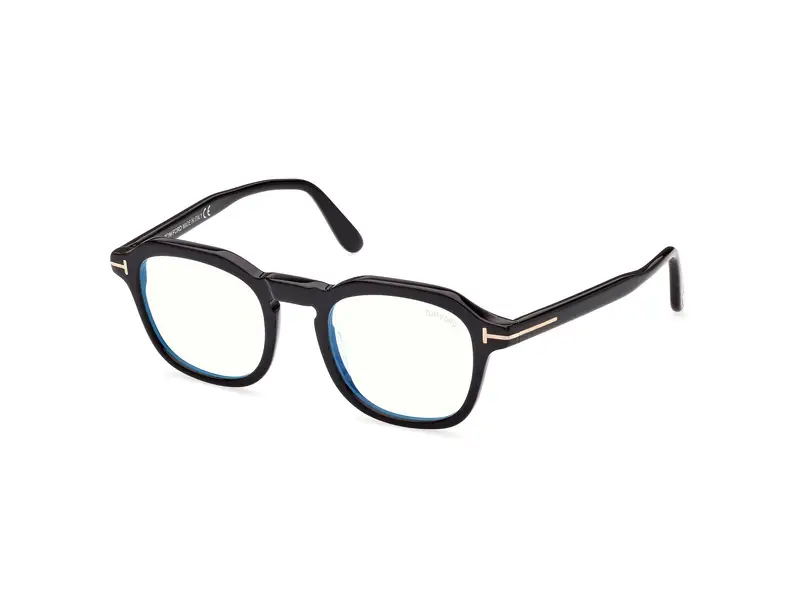 TOM FORD Uomo FT5836-B 1 Montature da vista Acetato Nero Geometrica Normale
