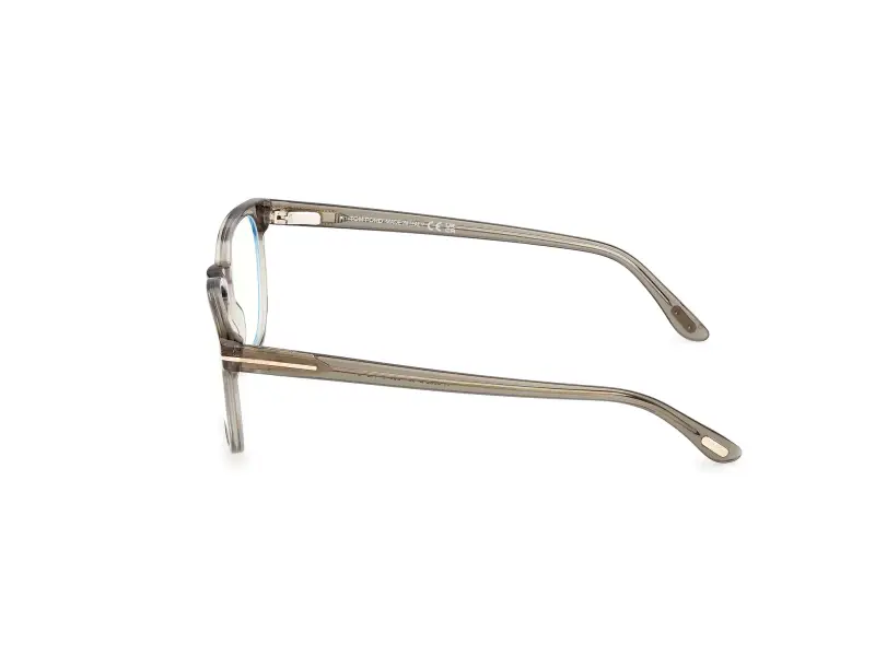 Uomo FT5868-B 051 Montature da vista Acetato Grigio Squadrata Normale miniatura 3