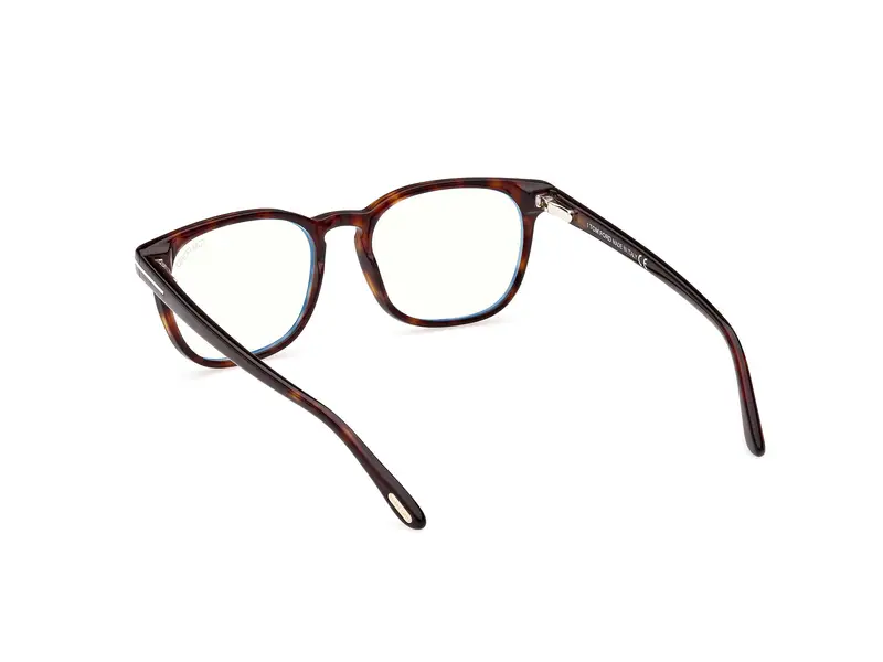 TOM FORD Uomo FT5868-B 052 Montature da vista Acetato Havana Squadrata Normale miniatura 3