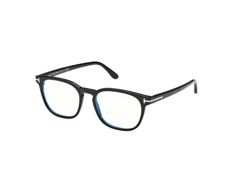TOM FORD Uomo FT5868-B 1 Montature da vista Acetato Nero Squadrata Normale