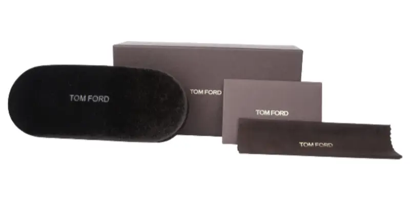 TOM FORD Uomo FT5868-B 1 Montature da vista Acetato Nero Squadrata Normale miniatura 3