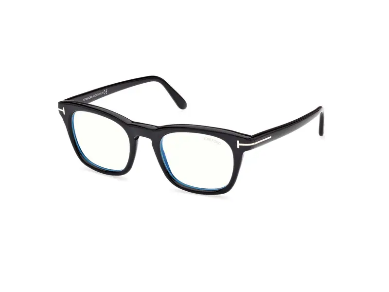 TOM FORD Uomo FT5870-B 1 Montature da vista Acetato Nero Squadrata Normale