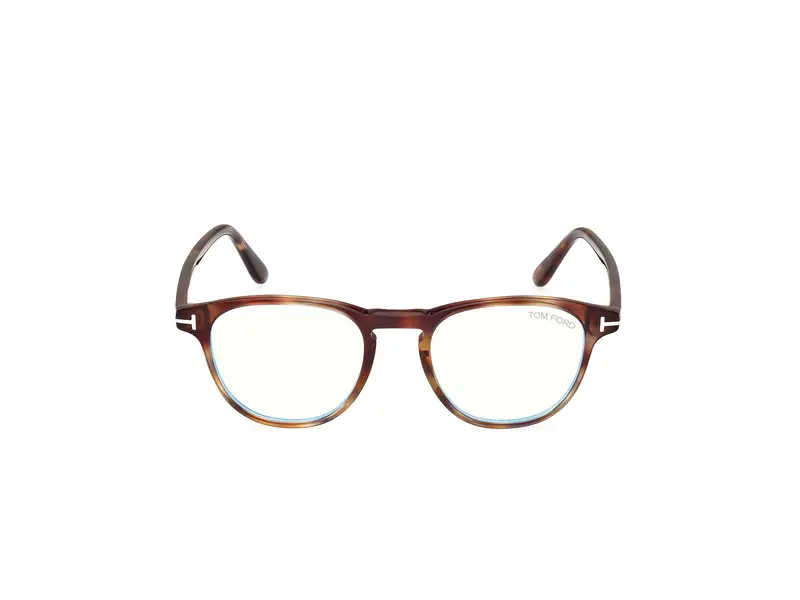TOM FORD Uomo FT5899-B 55 Montature da vista Acetato Havana Squadrata Normale miniatura 2