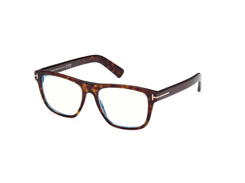 TOM FORD Uomo FT5902-B 52 Montature da vista Acetato Havana  Squadrata Normale