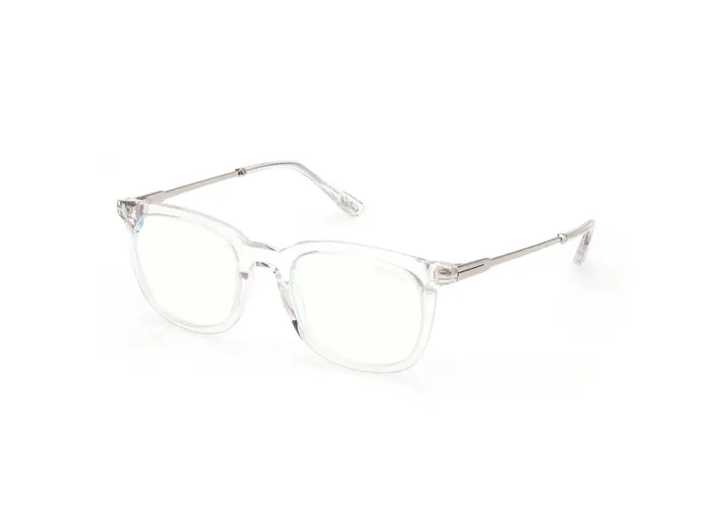 TOM FORD Uomo FT5904-B 26 Montature da vista Acetato Trasparente Squadrata Normale