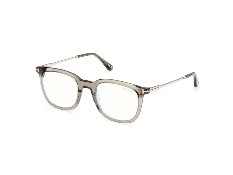 TOM FORD Uomo FT5904-B 96 Montature da vista Acetato Verde  Squadrata Normale