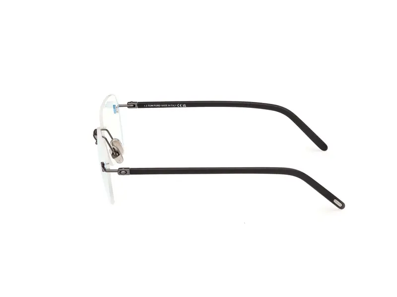 TOM FORD Uomo FT5934-B 12 Montature da vista Metallo Rutenio Squadrata Normale miniatura 2
