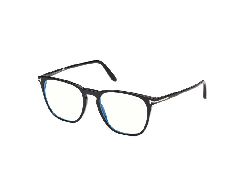 TOM FORD Uomo FT5937-B 1 Montature da vista Acetato Nero Rotonda Normale