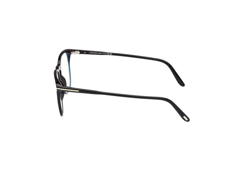 TOM FORD Uomo FT5937-B 1 Montature da vista Acetato Nero Rotonda Normale miniatura 2