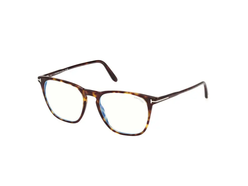 TOM FORD Uomo FT5937-B 52 Montature da vista Acetato Havana  Rotonda Normale