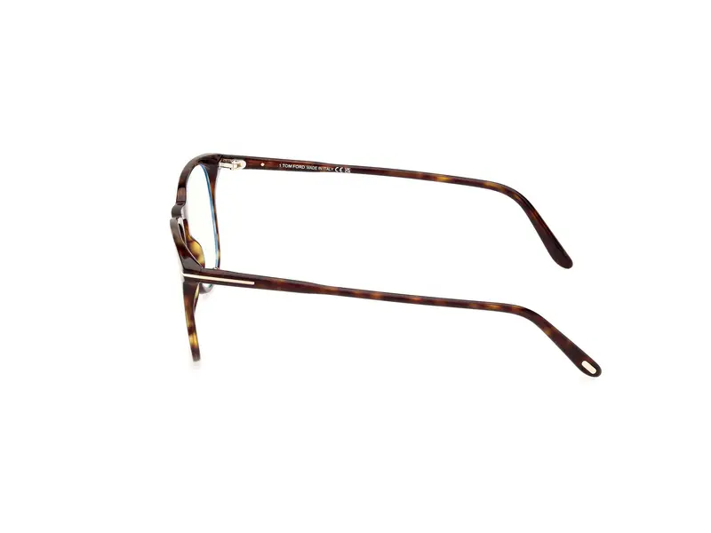 TOM FORD Uomo FT5937-B 52 Montature da vista Acetato Havana Rotonda Normale miniatura 2