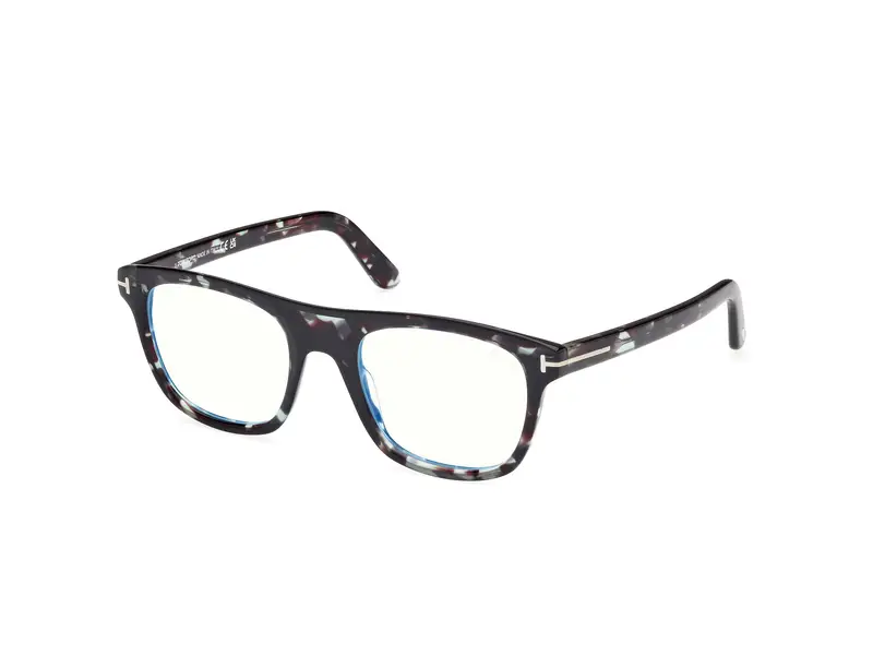 TOM FORD Uomo FT5939-B 55 Montature da vista Acetato Havana  Squadrata Normale