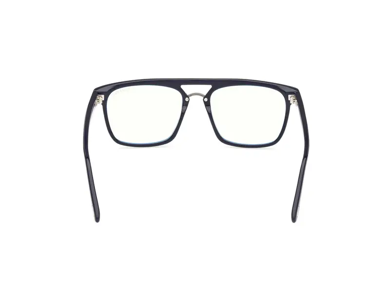 TOM FORD Uomo FT5942-B 90 Montature da vista Acetato Blu Squadrata Normale miniatura 3