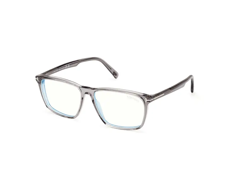 TOM FORD Uomo FT5959-B 20 Montature da vista Acetato Grigio  Squadrata Normale