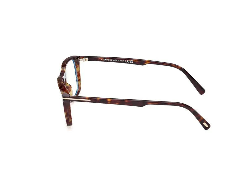 TOM FORD Uomo FT5959-B 52 Montature da vista Acetato Havana Squadrata Normale miniatura 2