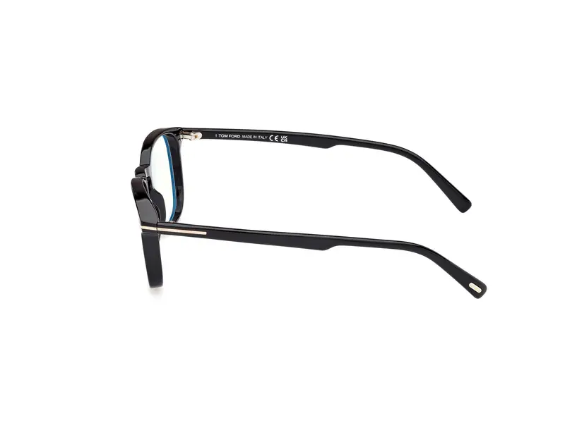 TOM FORD Uomo FT5960-B 1 Montature da vista Acetato Nero Squadrata Normale miniatura 2
