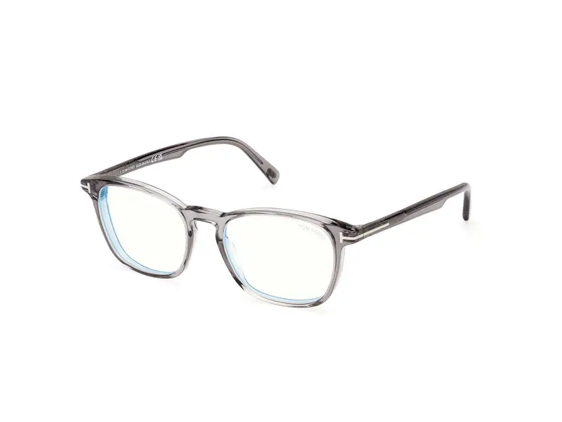 TOM FORD Uomo FT5960-B 20 Montature da vista Acetato Grigio  Squadrata Normale