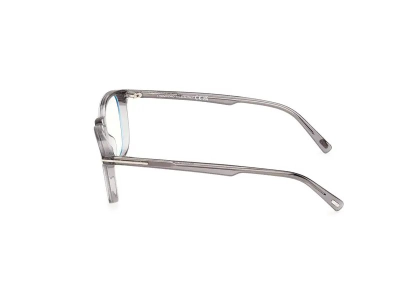 TOM FORD Uomo FT5960-B 20 Montature da vista Acetato Grigio Squadrata Normale miniatura 2