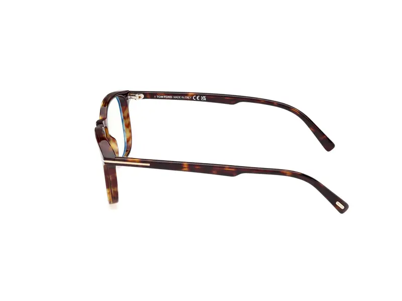TOM FORD Uomo FT5960-B 52 Montature da vista Acetato Havana Squadrata Normale miniatura 2