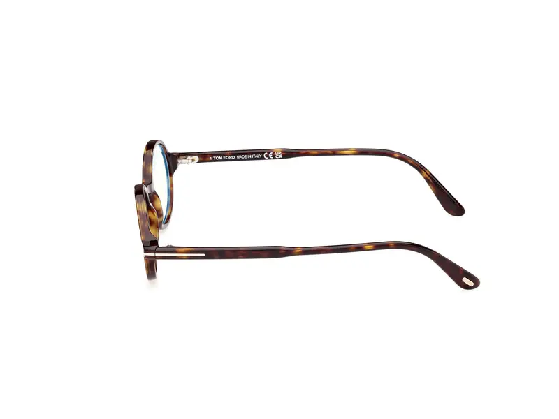 TOM FORD Uomo FT5975-B 52 Montature da vista Acetato Havana Rotonda Normale miniatura 2