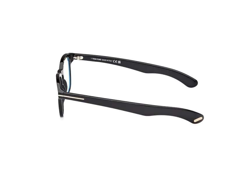 TOM FORD Uomo FT5976-B 1 Montature da vista Acetato Nero Rotonda Normale miniatura 2