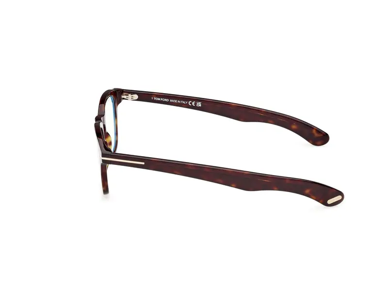 TOM FORD Uomo FT5976-B 52 Montature da vista Acetato Havana Rotonda Normale miniatura 2