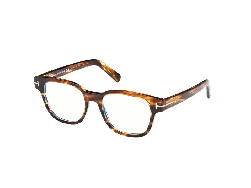 TOM FORD Uomo FT5977-B 50 Montature da vista Acetato Marrone  Squadrata Normale