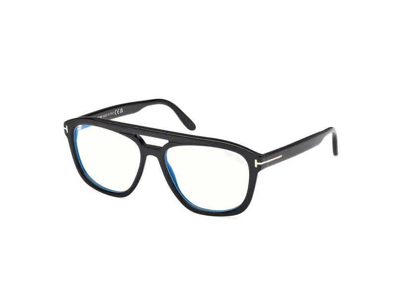 TOM FORD Uomo FT6024-B 1 Montature da vista Acetato Nero  Squadrata Normale