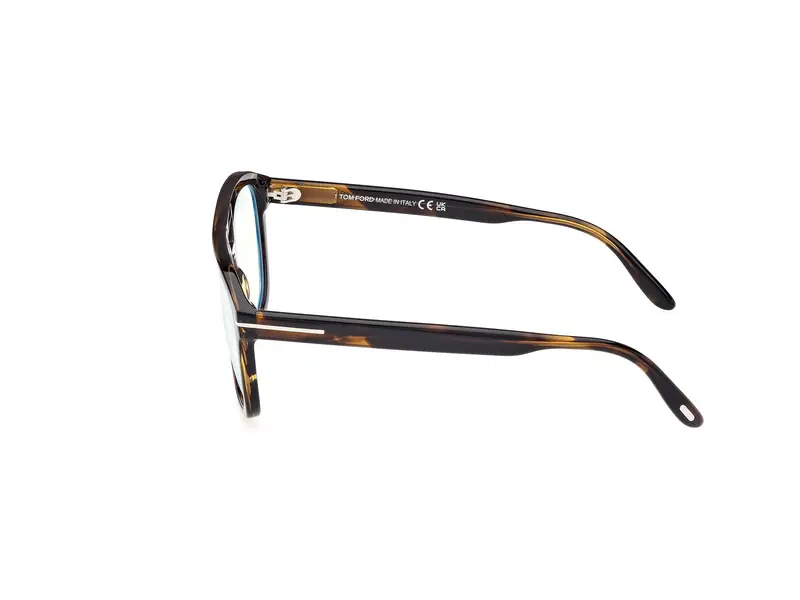 TOM FORD Uomo FT6024-B 55 Montature da vista Acetato Havana Squadrata Normale miniatura 2