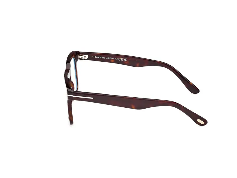 TOM FORD Uomo FT6025-B 52 Montature da vista Acetato Havana Squadrata Normale miniatura 2