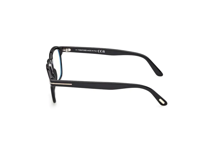 TOM FORD Uomo FT6033-B 1 Montature da vista Acetato Nero Rotonda Normale miniatura 2