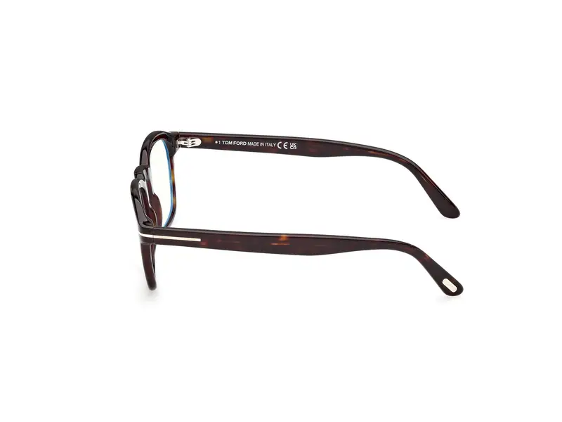 TOM FORD Uomo FT6033-B 52 Montature da vista Acetato Havana Rotonda Normale miniatura 2