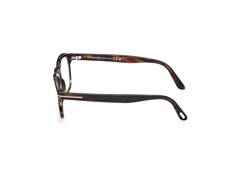 TOM FORD Uomo FT6033-B 56 Montature da vista Acetato Havana Rotonda Normale miniatura 2