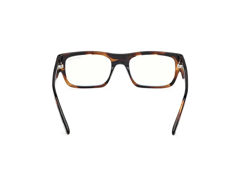 TOM FORD Uomo FT6034-B 56 Montature da vista Acetato Havana Squadrata Normale miniatura 3
