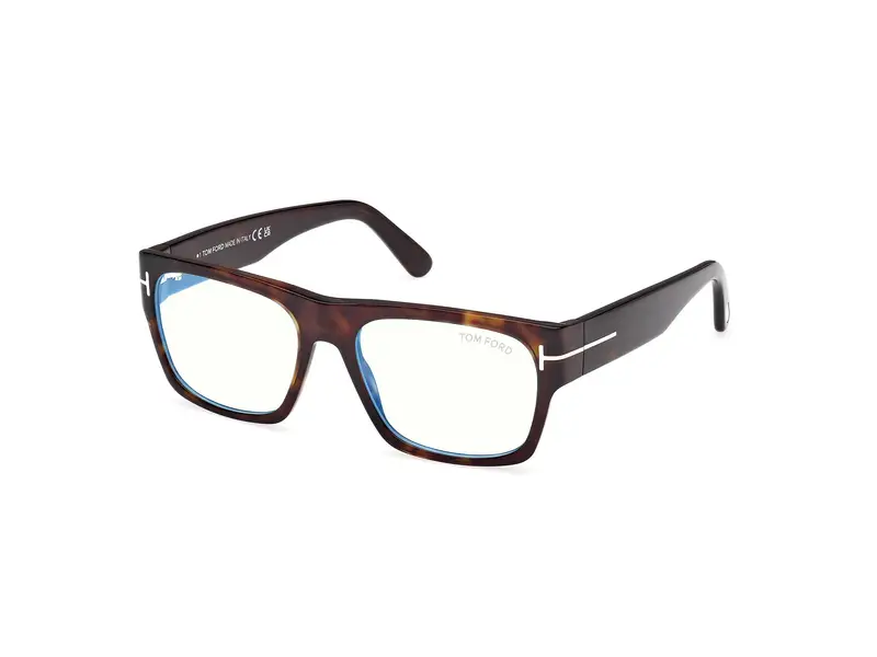 TOM FORD Uomo FT6035-B 52 Montature da vista Acetato Havana  Squadrata Normale