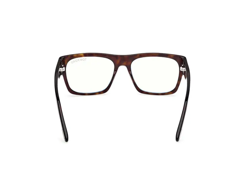 TOM FORD Uomo FT6035-B 52 Montature da vista Acetato Havana Squadrata Normale miniatura 3