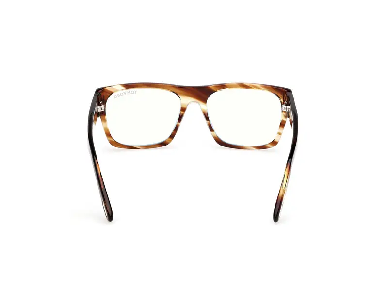 TOM FORD Uomo FT6035-B 55 Montature da vista Acetato Havana Squadrata Normale miniatura 3