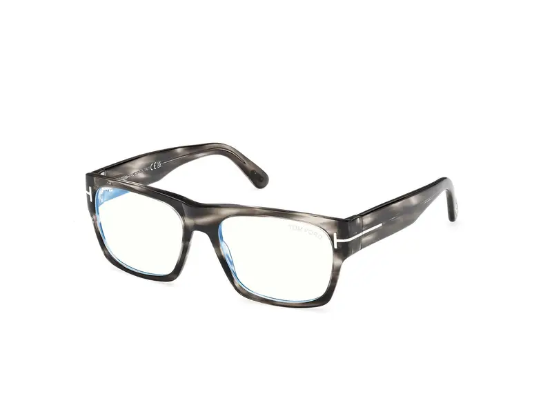 TOM FORD Uomo FT6035-B 56 Montature da vista Acetato Havana  Squadrata Normale