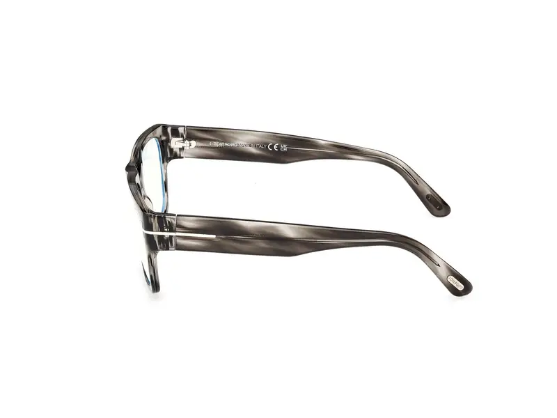 TOM FORD Uomo FT6035-B 56 Montature da vista Acetato Havana Squadrata Normale miniatura 2