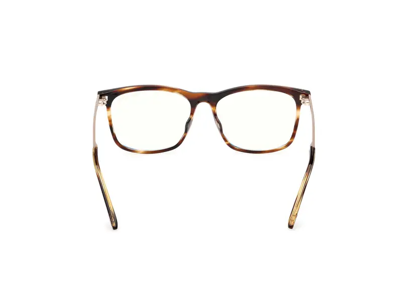 TOM FORD Uomo FT6038-B 55 Montature da vista Acetato Havana Squadrata Normale miniatura 3