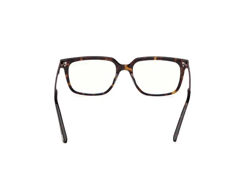 TOM FORD Uomo FT6039-B 52 Montature da vista Acetato Havana Squadrata Normale miniatura 3