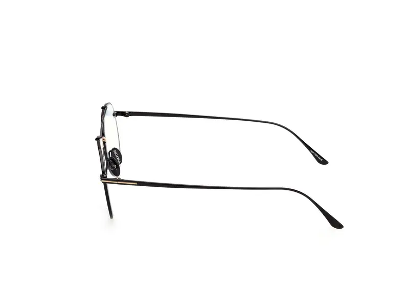 TOM FORD Uomo FT6040-B 1 Montature da vista Titanio Nero Pilot Normale miniatura 2