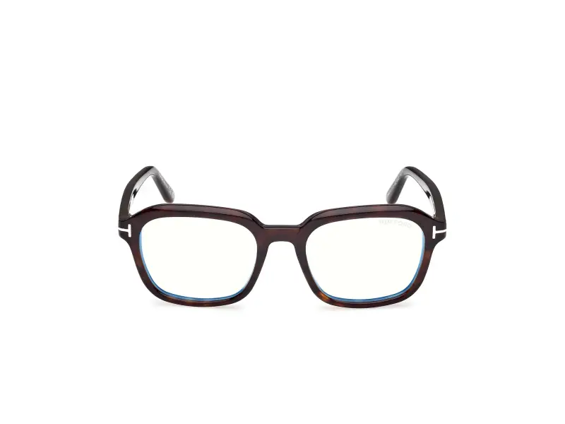 Uomo FT6060-B 052 Montature da vista Acetato Havana Squadrata Normale miniatura 2