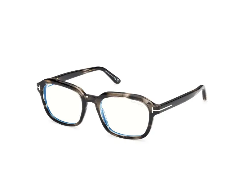 Uomo FT6060-B 056 Montature da vista Acetato Havana Squadrata Normale
