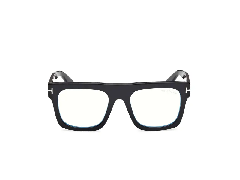 Uomo FT6068-B 001 Montature da vista Acetato Nero Marrone Squadrata Normale miniatura 2