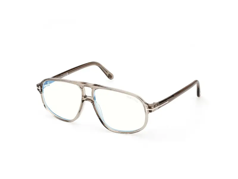 Uomo FT6082-B 051 Montature da vista Acetato Grigio Squadrata Normale