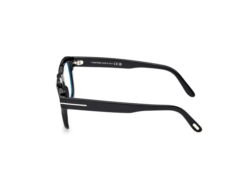 Uomo FT6083-B 001 Montature da vista Acetato Nero Squadrata Normale miniatura 3